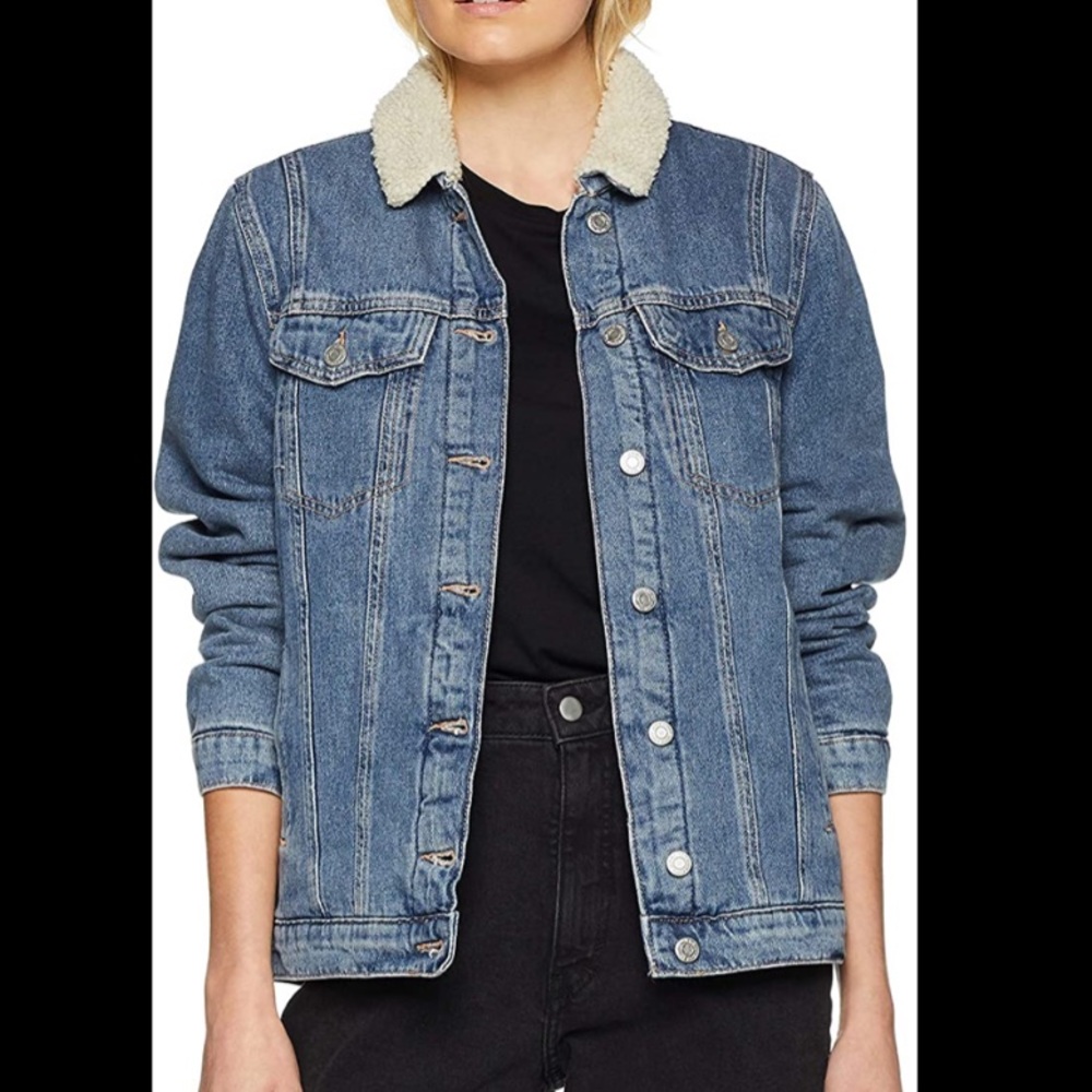 Sherpa Lined Jean Jacket